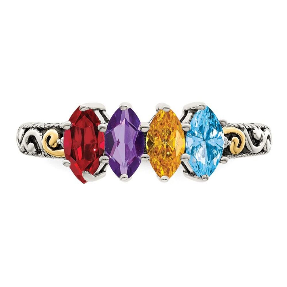 Kazi Luxury 14k Yellow Gold Plain .009 Gauge Rect… - image 5